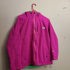 GIRLS THE NORTH FACE WINDSTOPPER JACKET SUMMIT SERIES PINK  SIZE XL